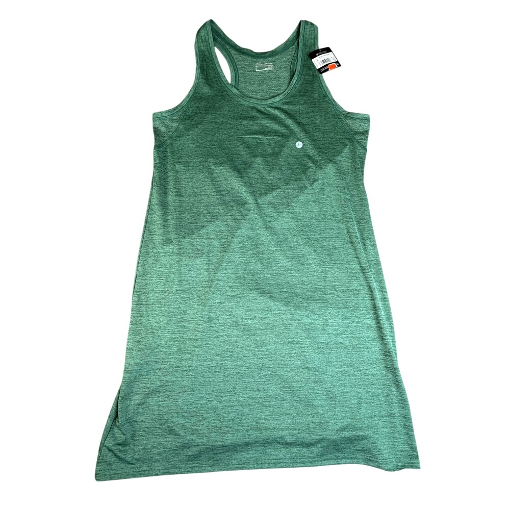 Eddie Bauer WR Resolution Tank Dress Womens Small Green Travel Athleisure Casual